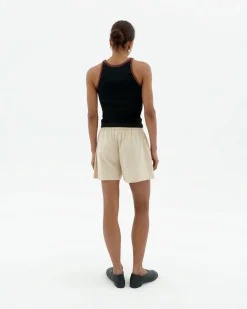Patched Shorts Geranio