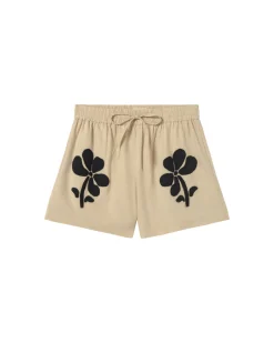 Patched Shorts Geranio