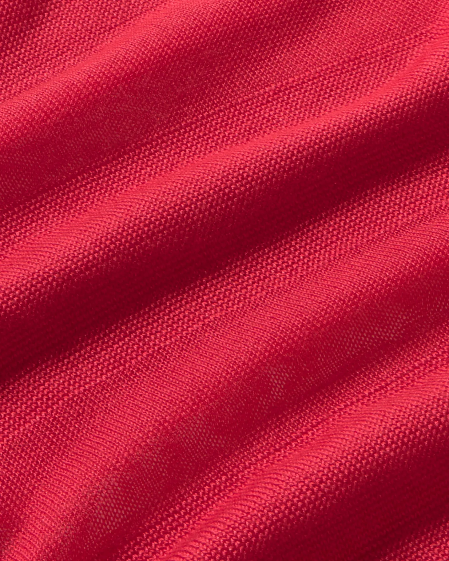 Roter halbstransparenter Strickpullover Be
