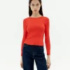 Rotes Modal Baumwolle Top Susan