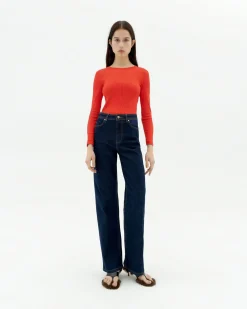 Rotes Modal Baumwolle Top Susan