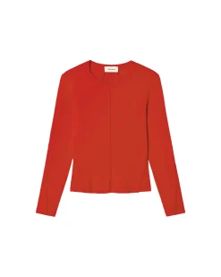 Rotes Modal Baumwolle Top Susan
