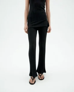 Schwarze comfy Ecovero Strickhose Naia
