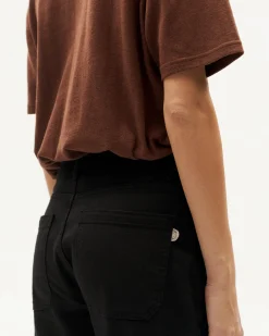 Schwarze gerade Hose Nele