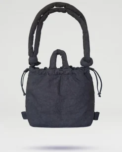 Schwarze Washed Tasche Ona
