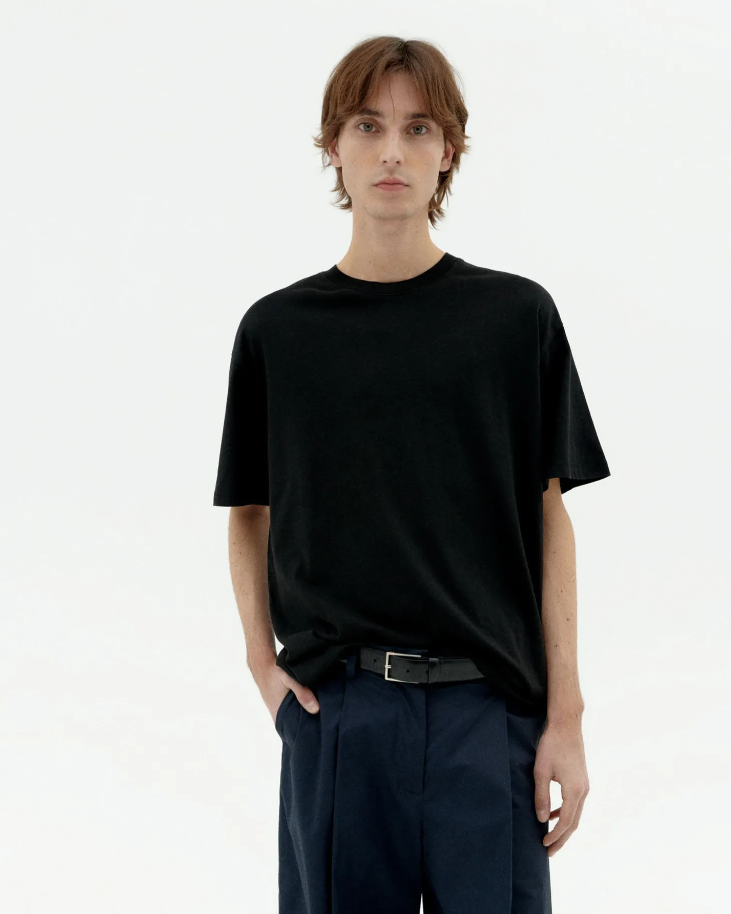 Schwarzes Basic T-Shirt Aaron