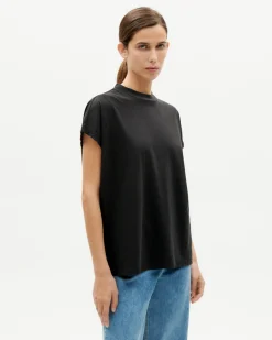 Schwarzes Basic T-Shirt Volta