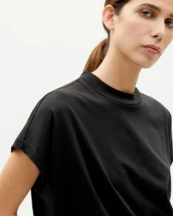 Schwarzes Basic T-Shirt Volta