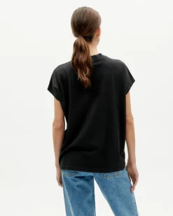 Schwarzes Basic T-Shirt Volta