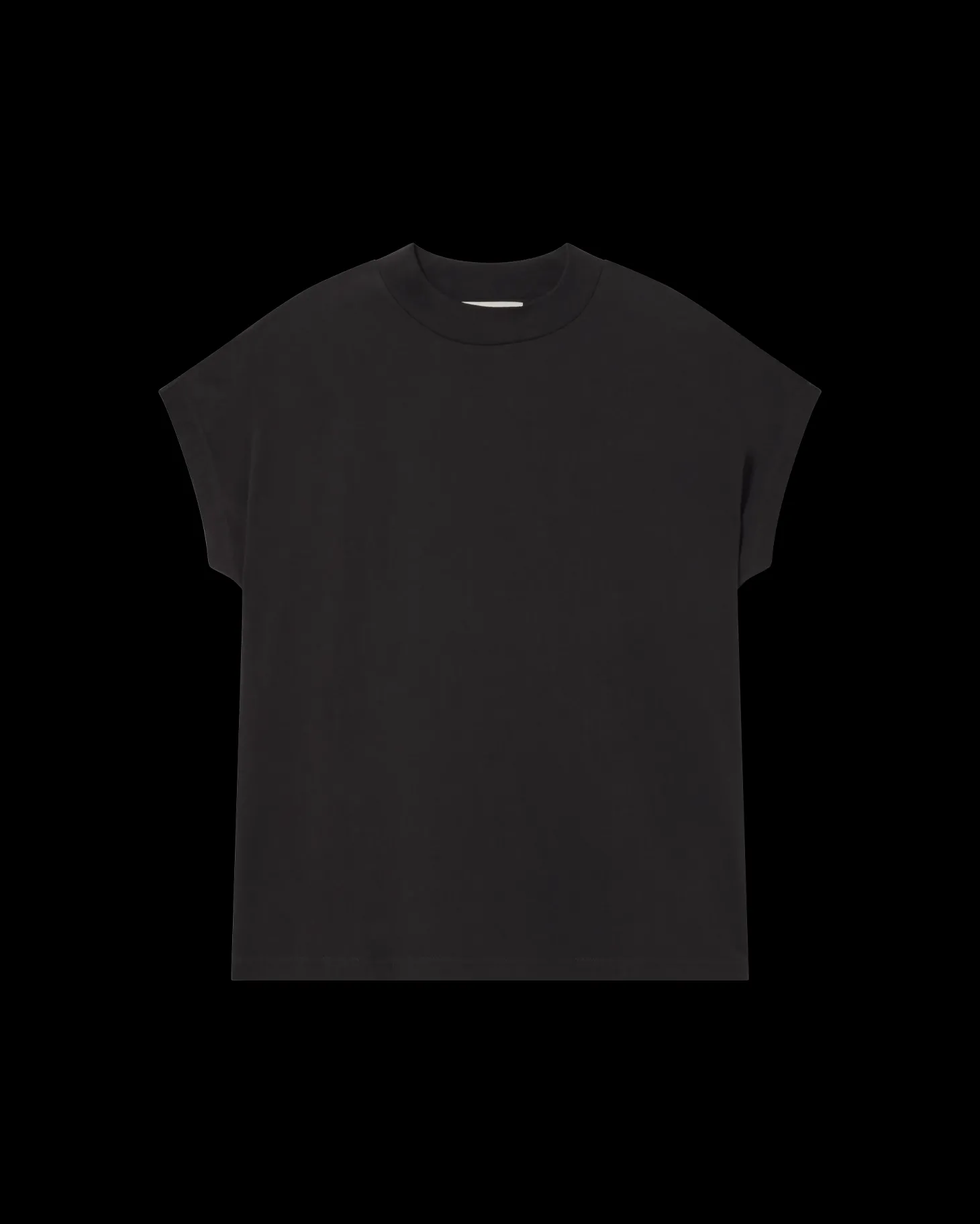Schwarzes Basic T-Shirt Volta