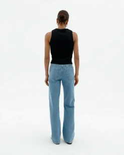 Schwarzes Ecovero Tanktop Turkana