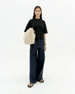 Schwarzes oversize T-Shirt Lena