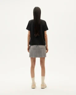 Schwarzes soleil T-Shirt Ida
