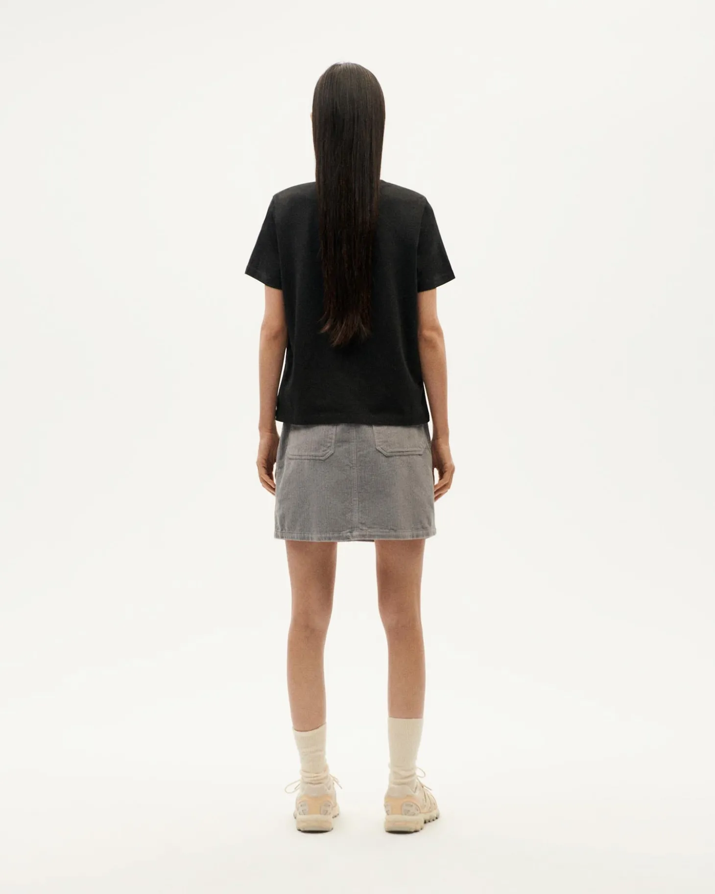 Schwarzes soleil T-Shirt Ida