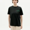 Schwarzes Unisex T-Shirt Thinking Music Festival