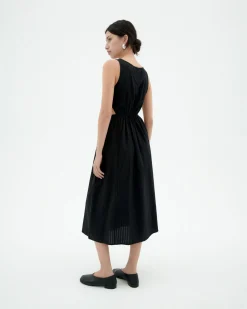 Seersucker cut out Kleid Kin