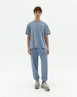 Unisex Jogginghose indigo Naturfarbe