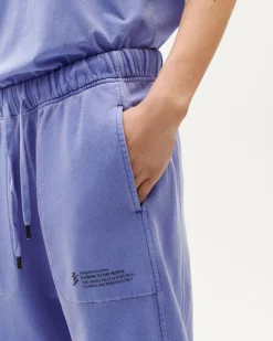 Unisex Jogginghose violett Naturfarbe