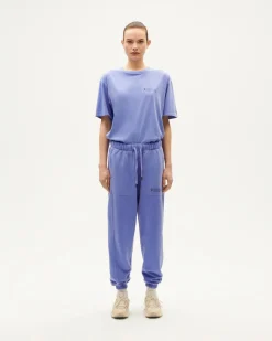 Unisex Jogginghose violett Naturfarbe