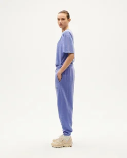 Unisex Jogginghose violett Naturfarbe