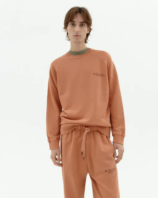 Unisex Sweatshirt achiote Naturfarbe