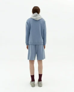 Unisex Sweatshirt indigo Naturfarbe