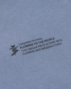 Unisex Sweatshirt indigo Naturfarbe