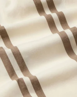 Weiße Popeline gestreifte Boxershorts