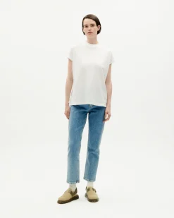 Weißes Basic T-Shirt Volta