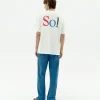 Weißes sol type Rücken T-Shirt Aaron