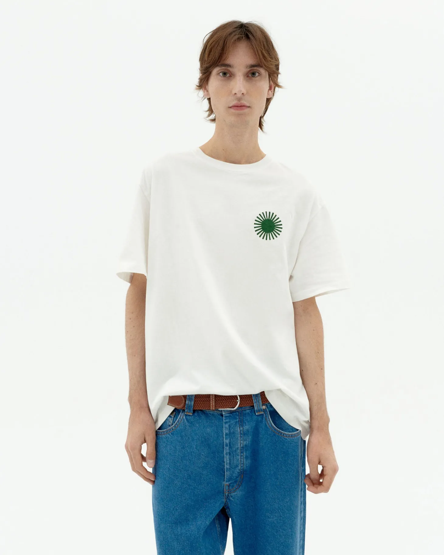 Weißes sol type Rücken T-Shirt Aaron