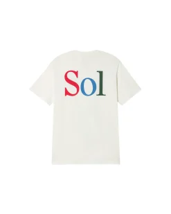 Weißes sol type Rücken T-Shirt Aaron