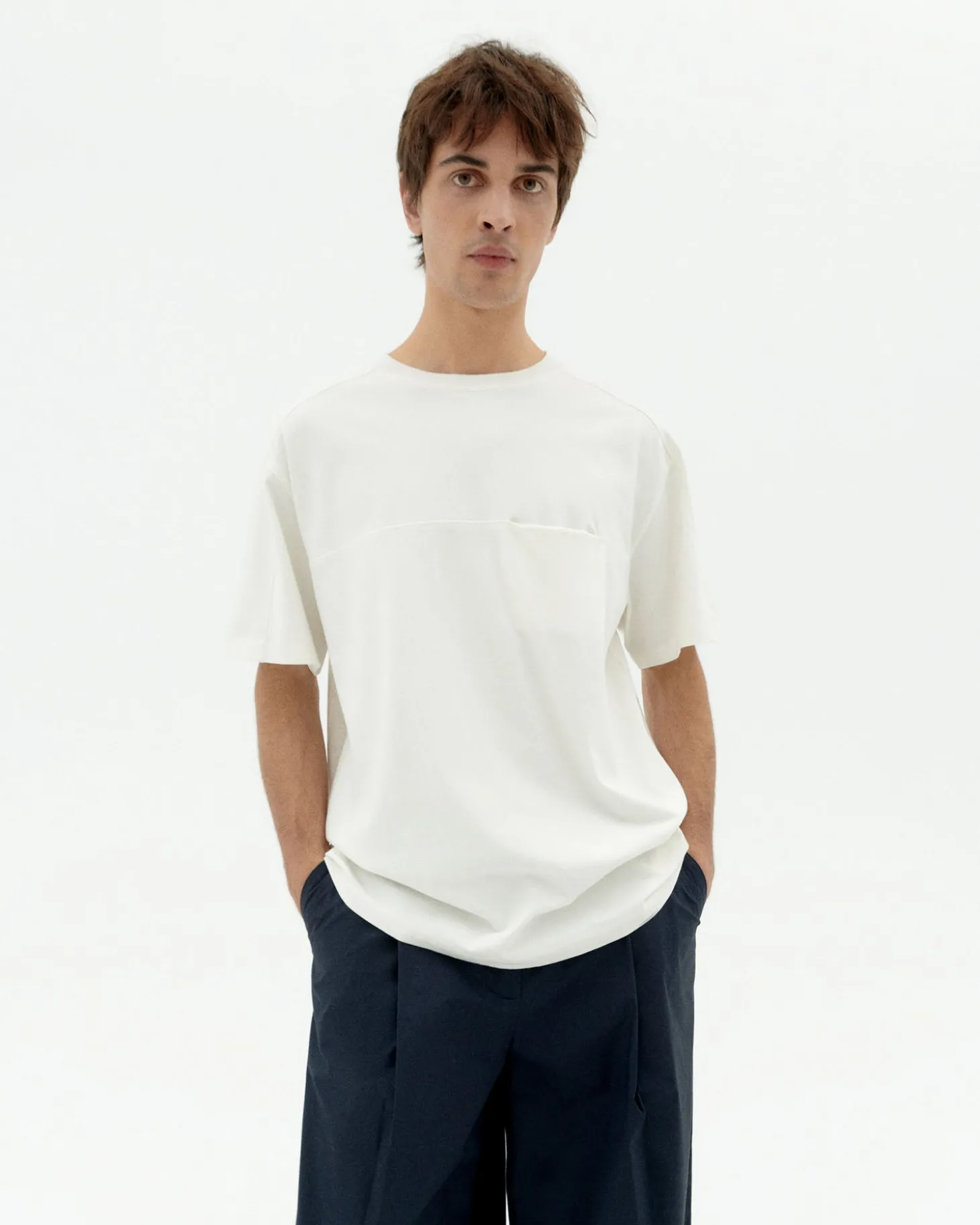 Weißes Tasche T-Shirt Hank