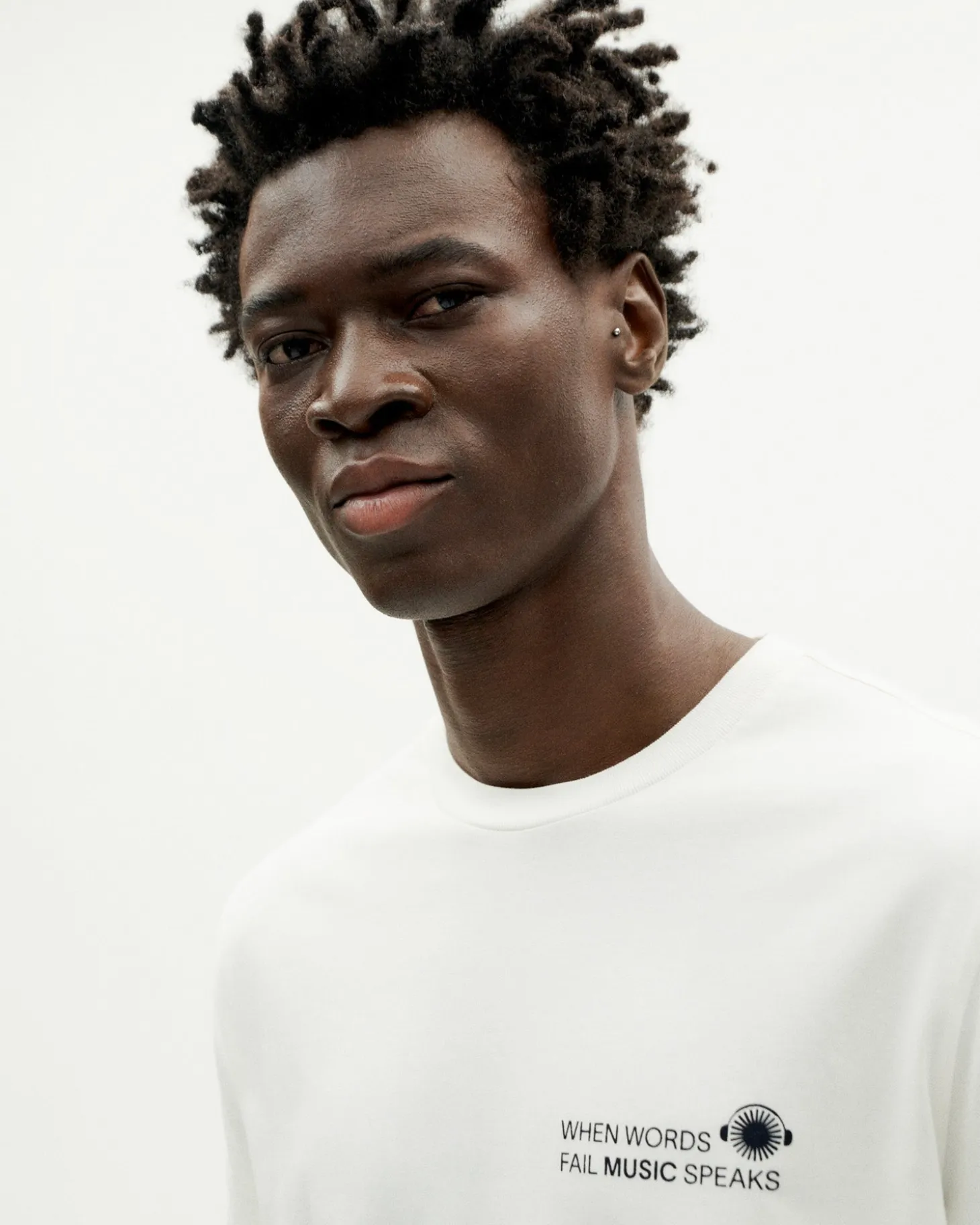 Weißes T-Shirt Music