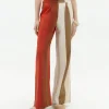 Wide leg gestreifte sandfire Hose Manolita